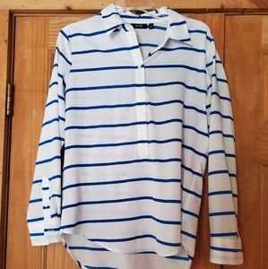 Women's 3/4 button down